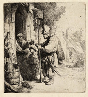 KG 03685
<br/>
Rattengifverkoper (Rattenvanger) ( B 121)
<br/>
<em>Rembrandt (1606-1669)</em>